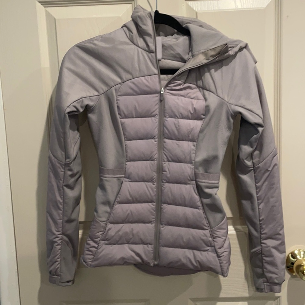Lululemon down for it all jacket - lavender dusk